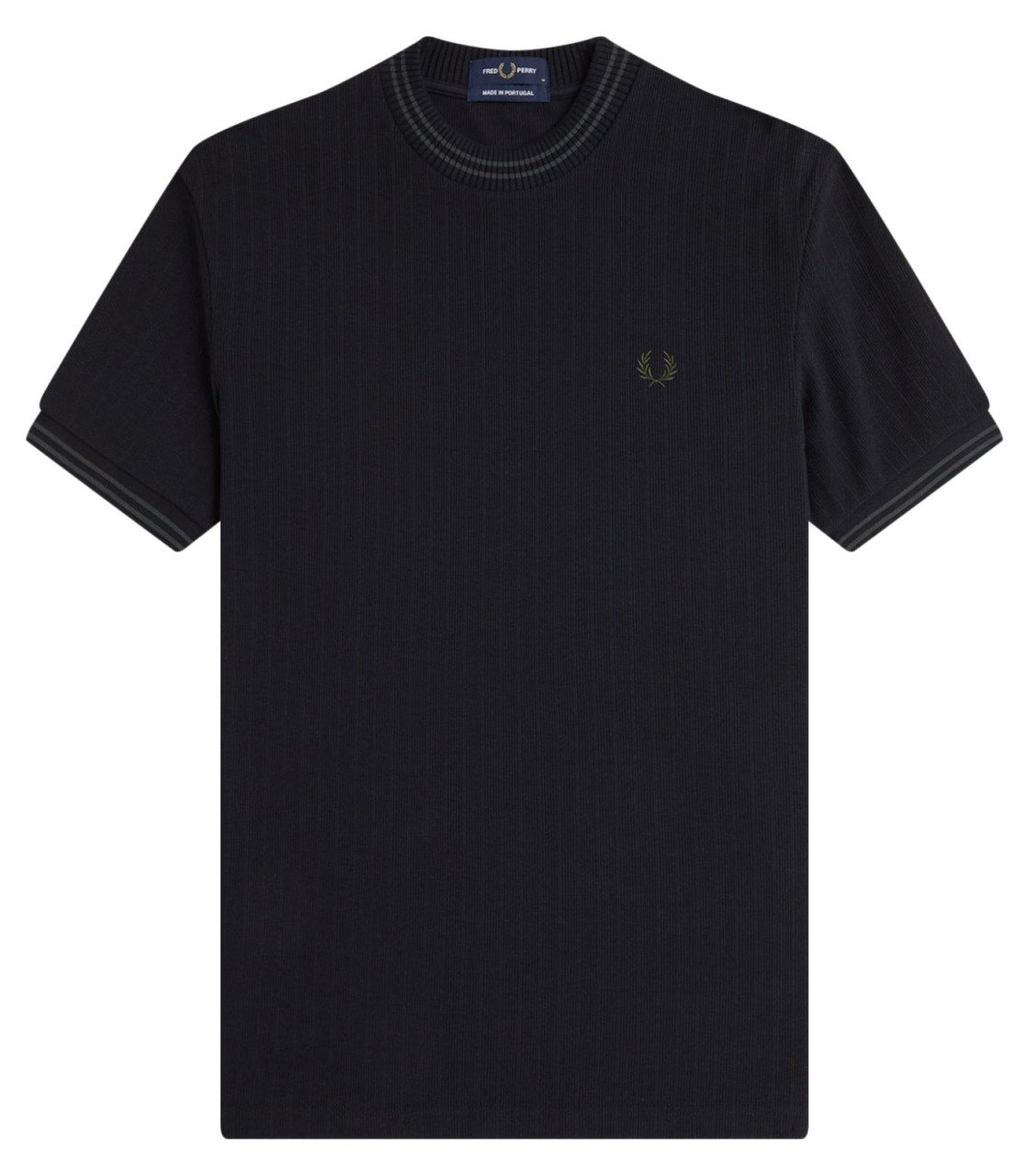 RIBBED JERSEY T-SHIRT