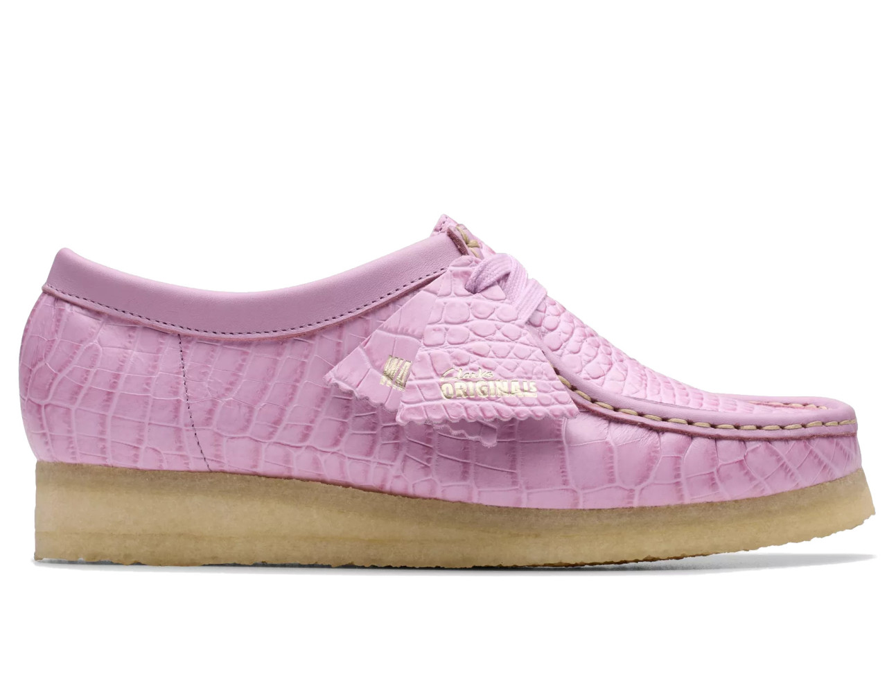 WALLABEE MAUVE CROC