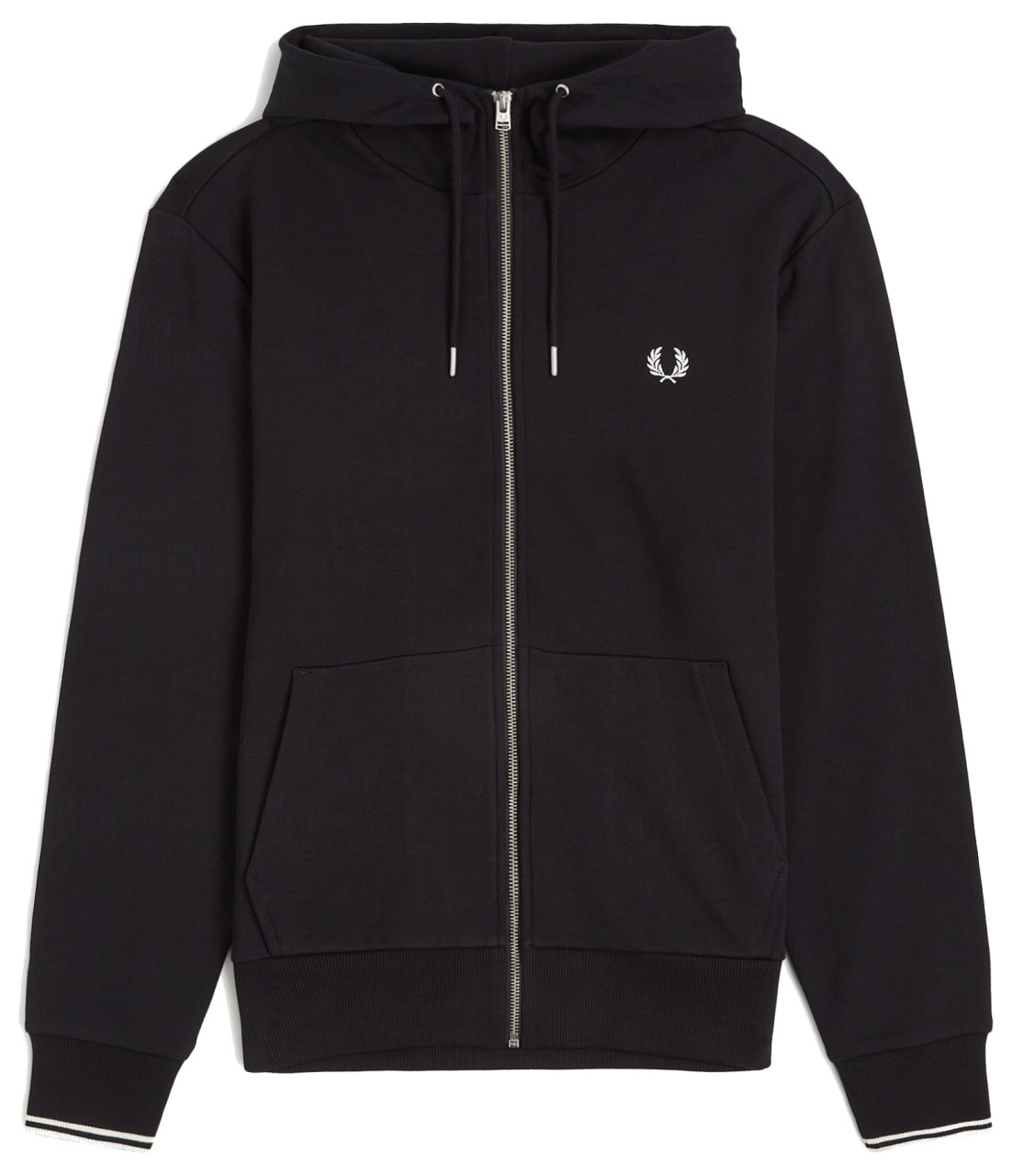 HOODED ZIP THROUGH SWEATSHIRT