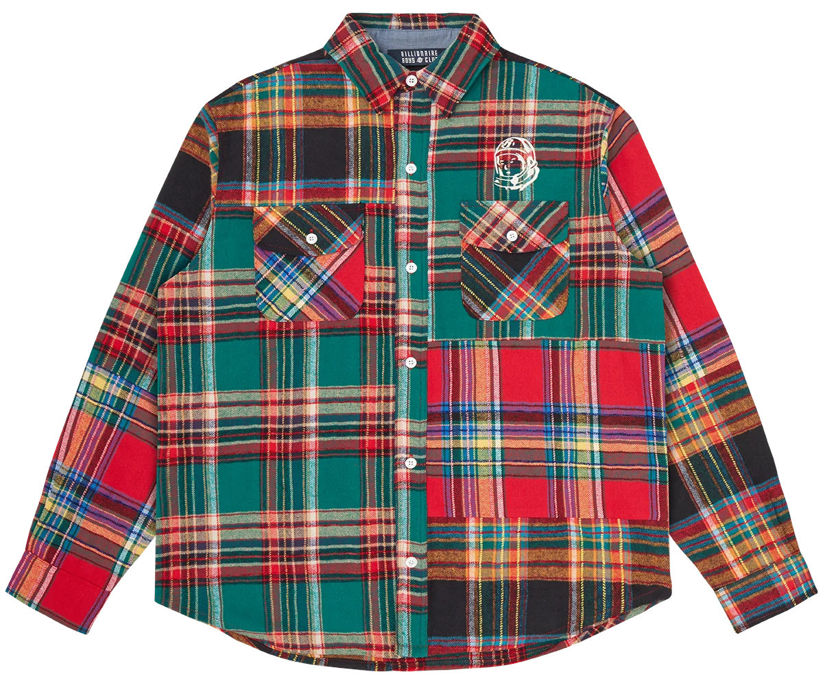 PATCHWORK CHECK SHIRT